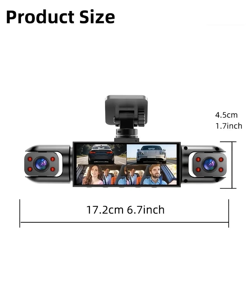 BCUOZ ° Dashcam Front Rear Left Right Car Cameras Super — product view 2