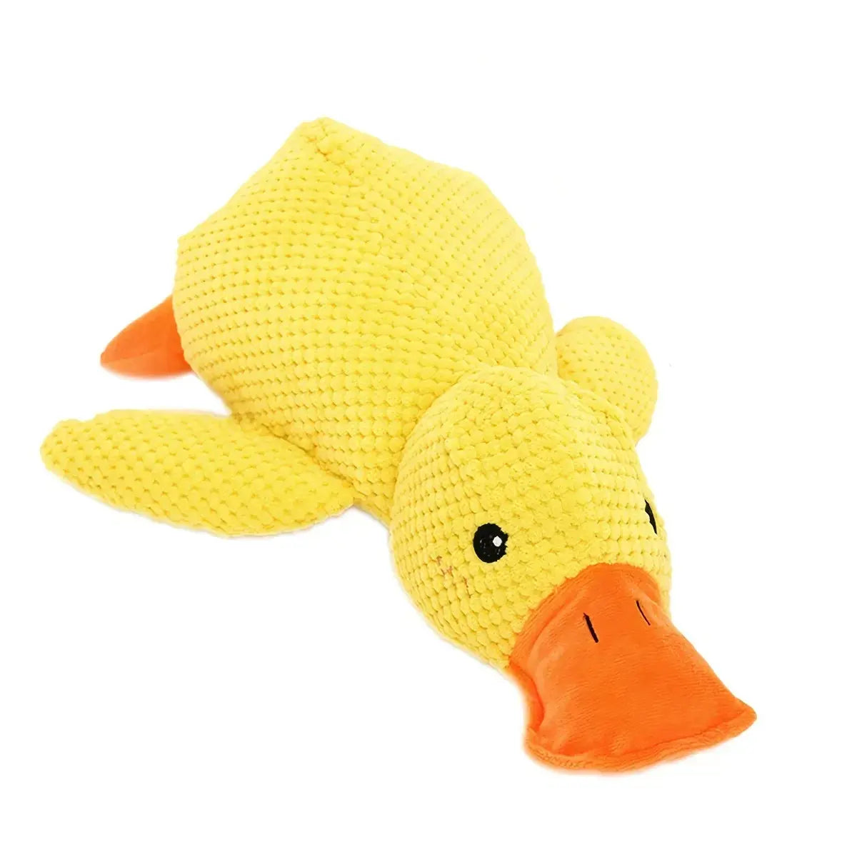 Large Duck Design Pet Grinding Teeth Squeaky Plush Toy