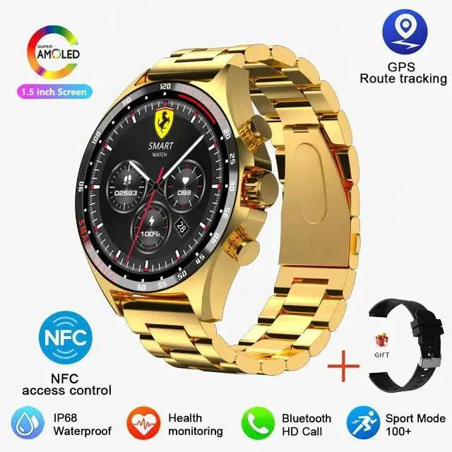 Men's Adventure Smartwatch GPS Health Monitor Bluetooth Call