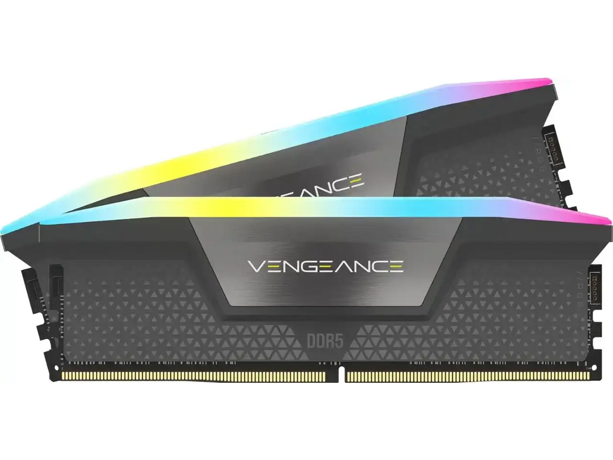 CORSAIR Vengeance RGB 16GB (2 x 8GB) 288-Pin PC RAM DDR5 5200 (PC5 41600) Desktop Memory Model CMH16GX5M2B5200Z40
