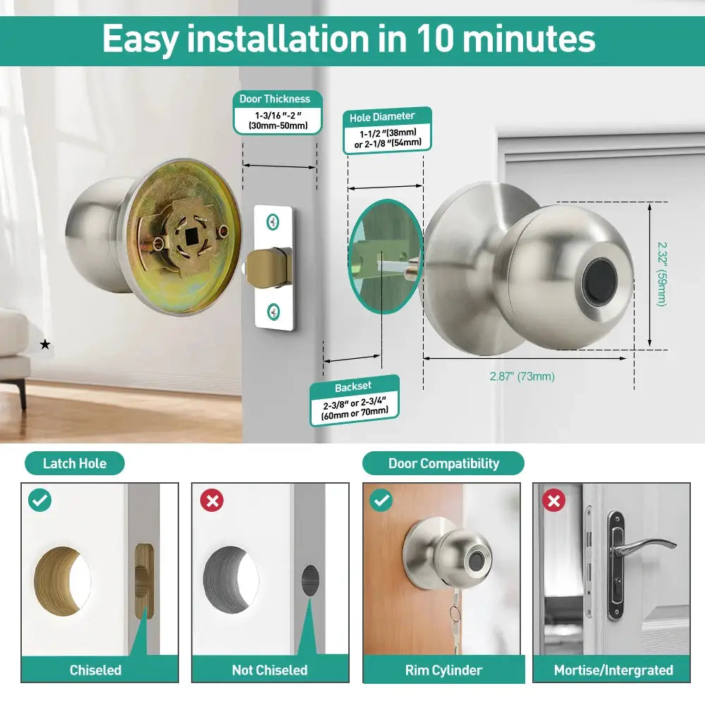 Smart Lock - Fingerprint Access — product view 6