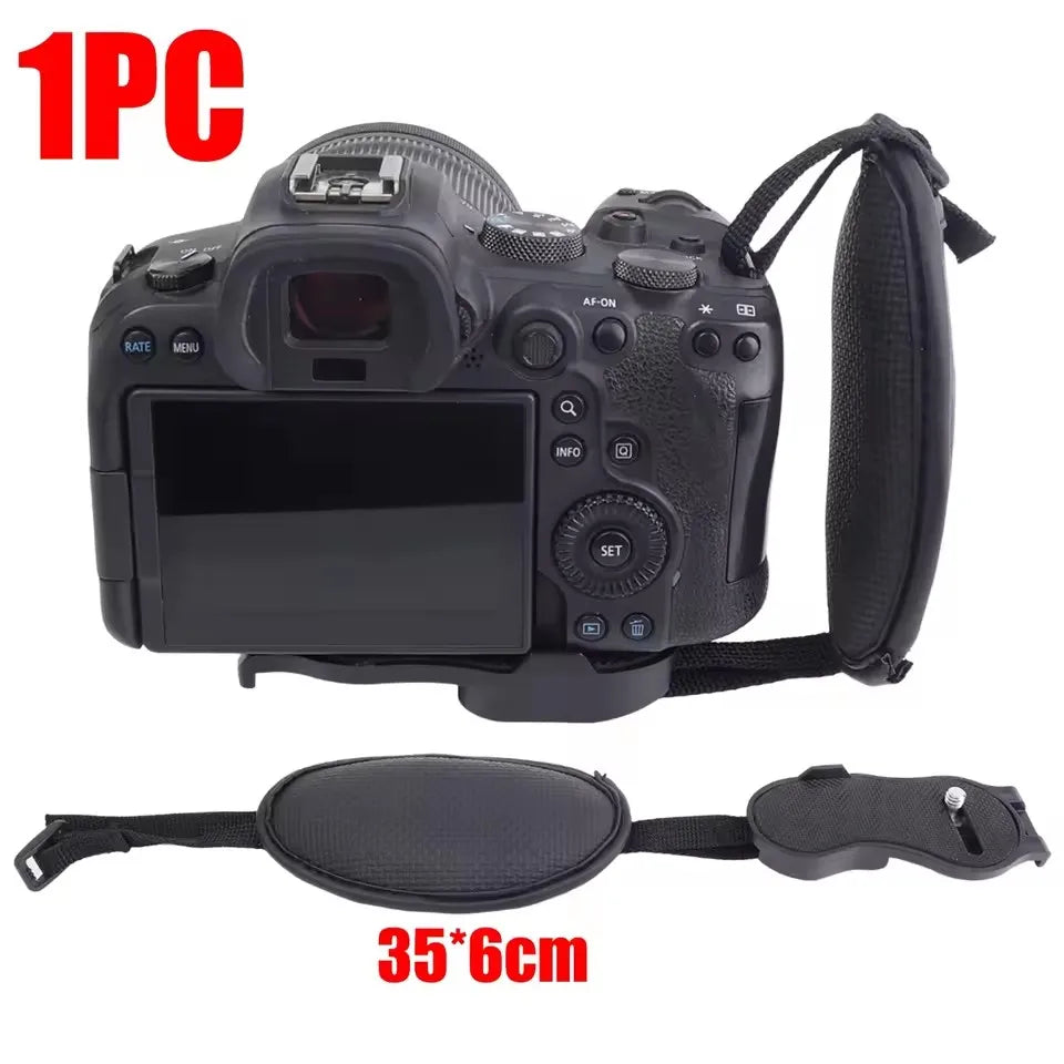 Padded Leather Camera Wrist Strap