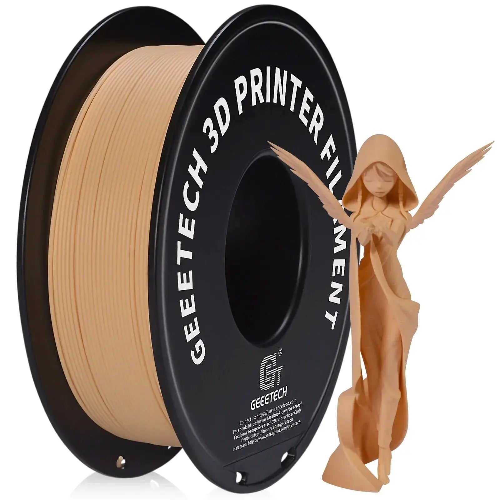 Geeetech Matte Filament PLA 1.75mm 1kg Spool For 3D Printing