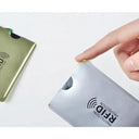 Aluminium Card Holder Case With RFID Protection For Cards