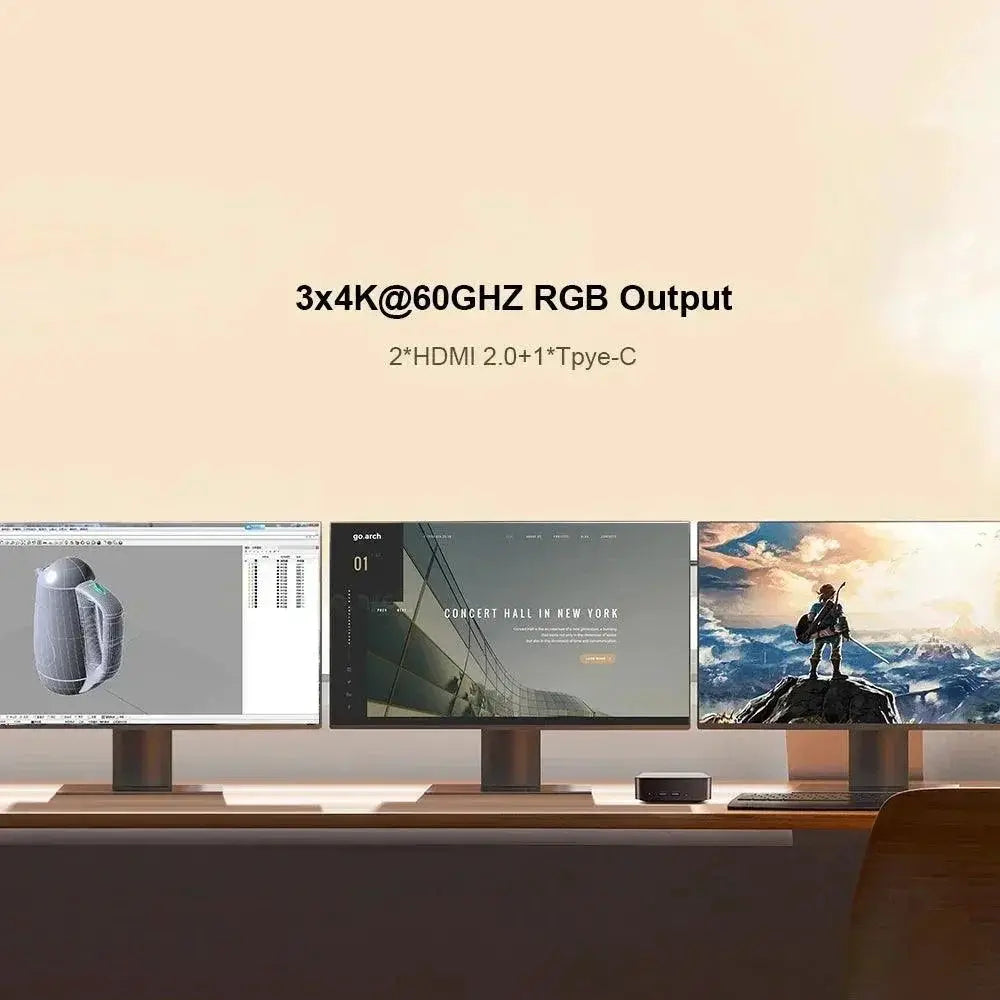 Chatreey T9 Mini PC With Dual SSD And 4K Visuals Performance