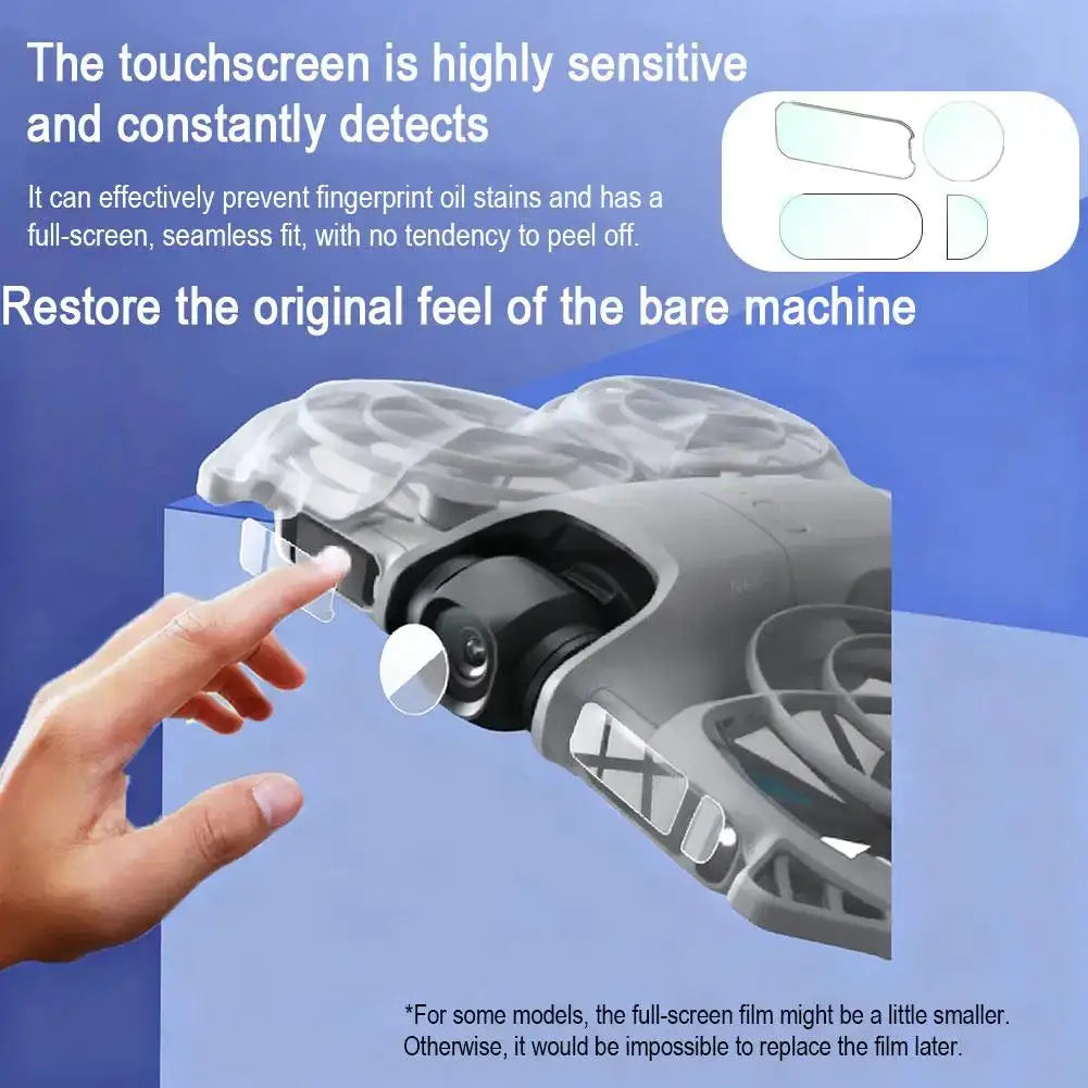 Camera Lens Screen Protectors for DJI Neo 2 Drone Dustproof Lens Protective Cover Anti-Scratch Lens Films