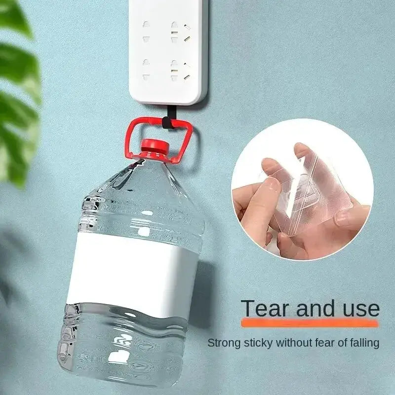 Double Sided Adhesive Wall Hooks Multi Purpose Transparent