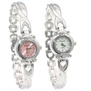 Silver Bracelet Women Watches Stylish Bulk Collection Fashion