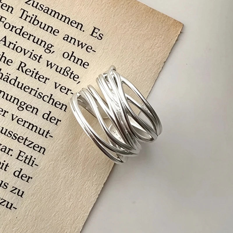 Sterling Silver Ring Adjustable Vintage