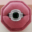 Luxury Gold Zircon Three Piece Ring Set