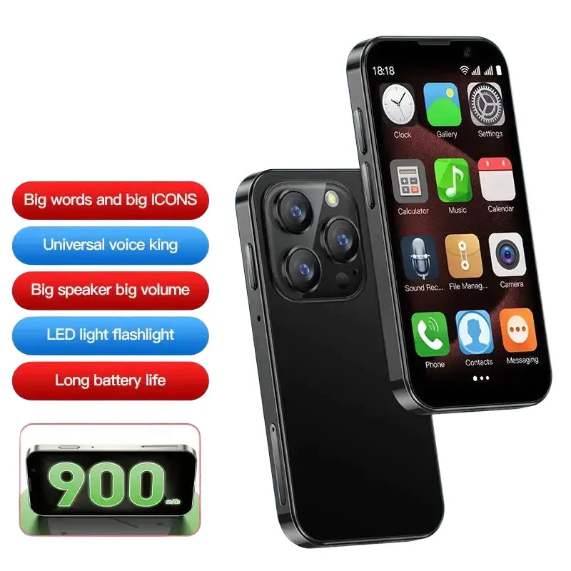 Soyes Pro Mini Android With Face Id Dual Sim - black Official Standard product image