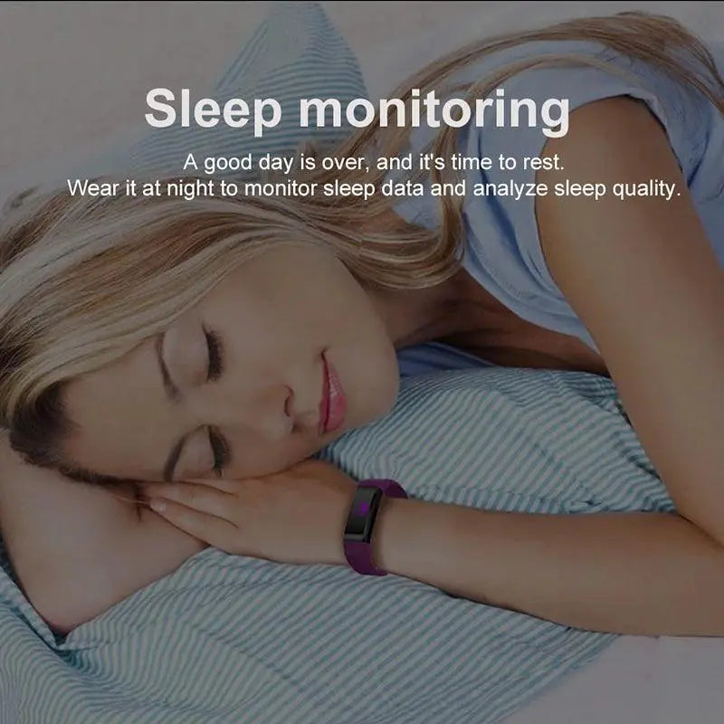Stylish Smart Health Tracker Real Time Fitness Monitor