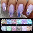 Aurora Sequins Shimmery Nail Flakes for Easy Application