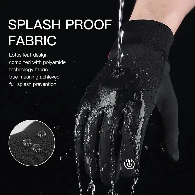 Autumn Winter Outdoor Cycling Gloves Touch Screen Nonslip