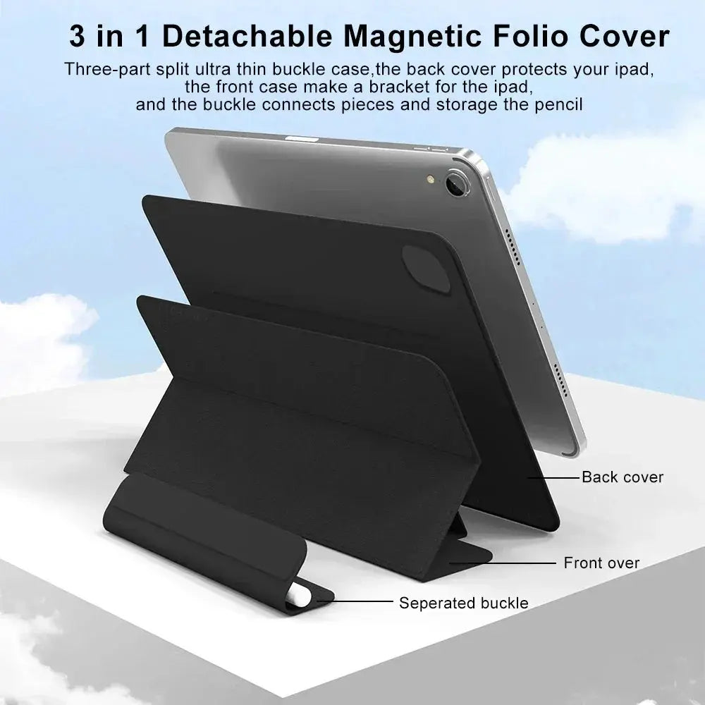 Case For iPad Pro 11 13 2024 M4 Magnetic Tablet Cover