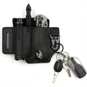 Tactical Leather Belt - Durable EDC Tool Holder