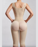 Knee Length Hourglass Shapewear Faja With Zipper Control