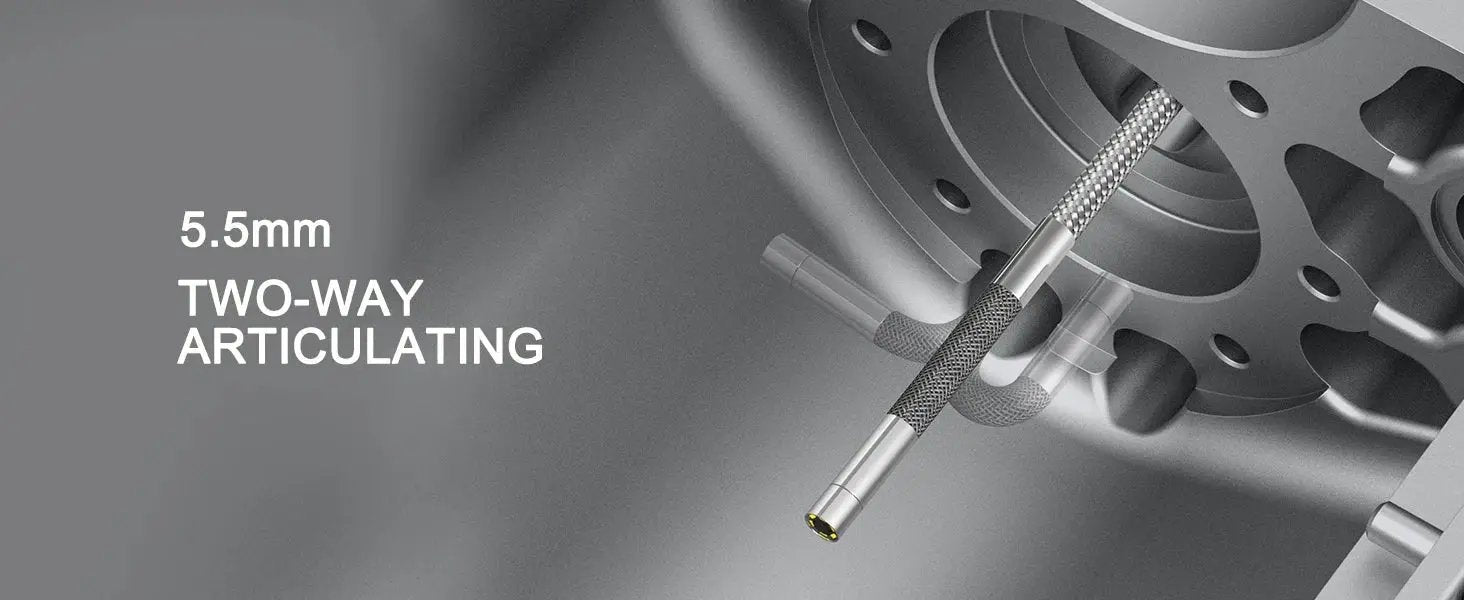 Teslong TD450S Borescope Four Point Five Inch Articulating Endoscope 1080P - stepyours.com