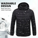 21 Areas Heated Jacket For Men Waterproof Heating Coat