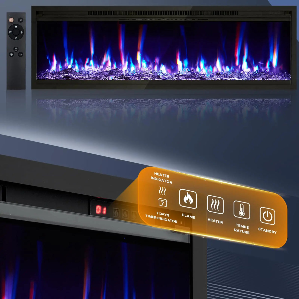 Electric Slim Heating Unit