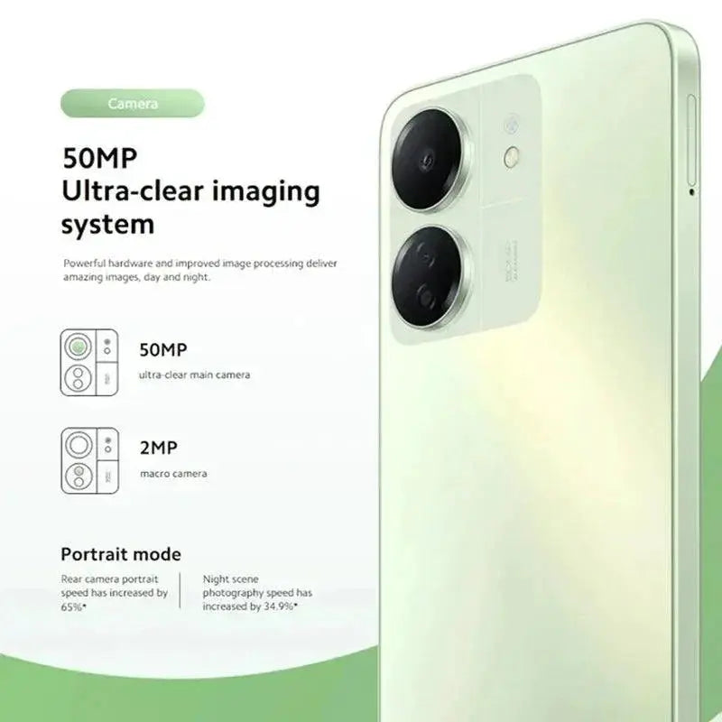 Redmi 13C Global Smartphone MediaTek Helio G85 90Hz Display