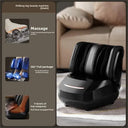High Quality Air Pressure Electric Hot Heater Foot Massager Machine Vibrate Roller Bath Kneading Leg Foot Full Wrap Massage