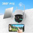 Solar-Powered Outdoor Security Camera Wireless Surveillance Solution