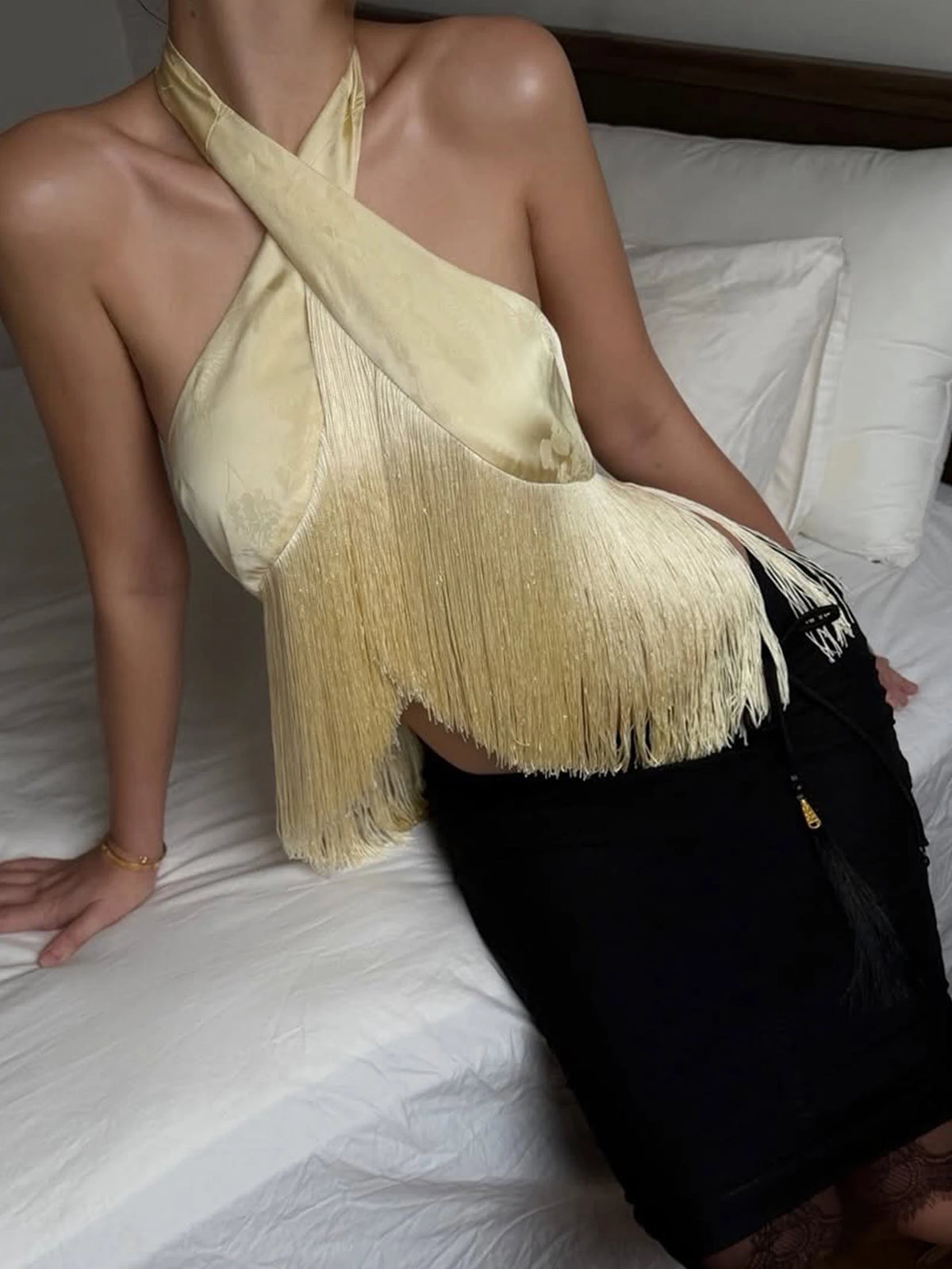 NIBBER Backless Casual Shirt