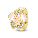 Charm Beads Sterling Silver Golden