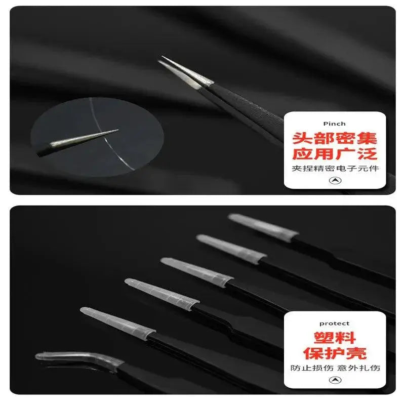 Stainless Steel Fine Pointed Tweezers For Soldering