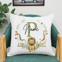 Personalized Animal Name Pillowcase Eco-Friendly Polyester Cover