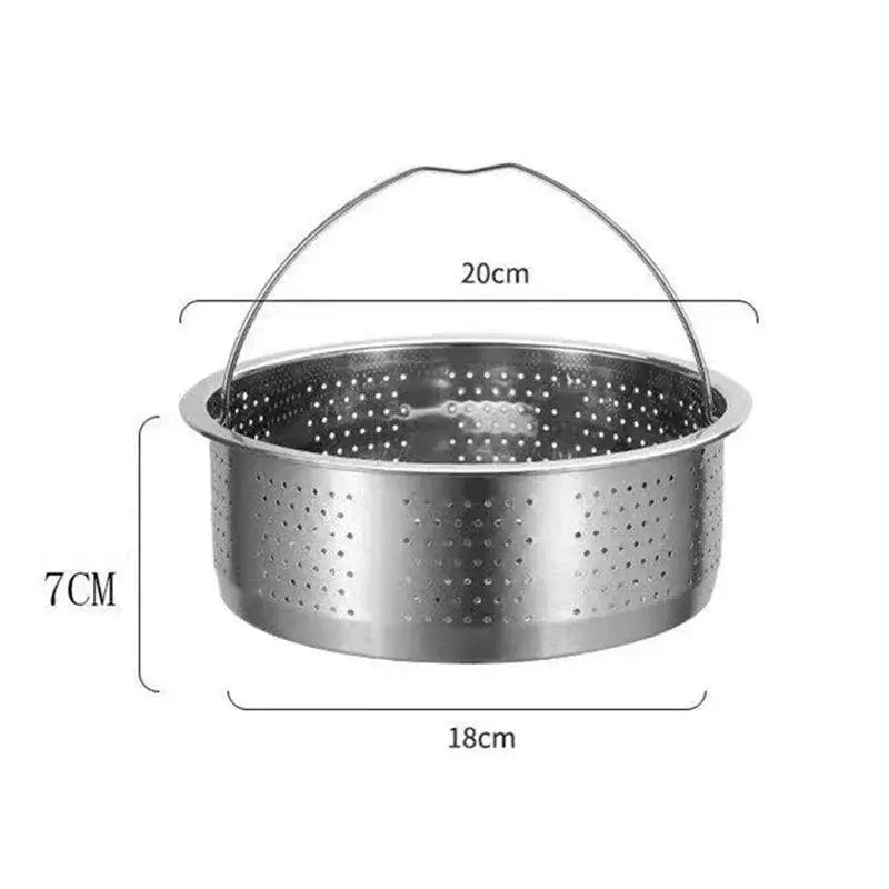 Stainless Steel Steamer Basket for Rice and Vegetables
