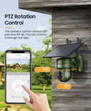 Outdoor PTZ Camera for Homes 4MP Clarity