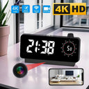 4K HD Mini WiFi Clock Camera, Supports Remote Viewing, Mobile Detection, Light Adjustment, Nanny Style Wireless WiFi Camera