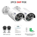 5MP POE Outdoor Security Camera with Night Vision and Audio