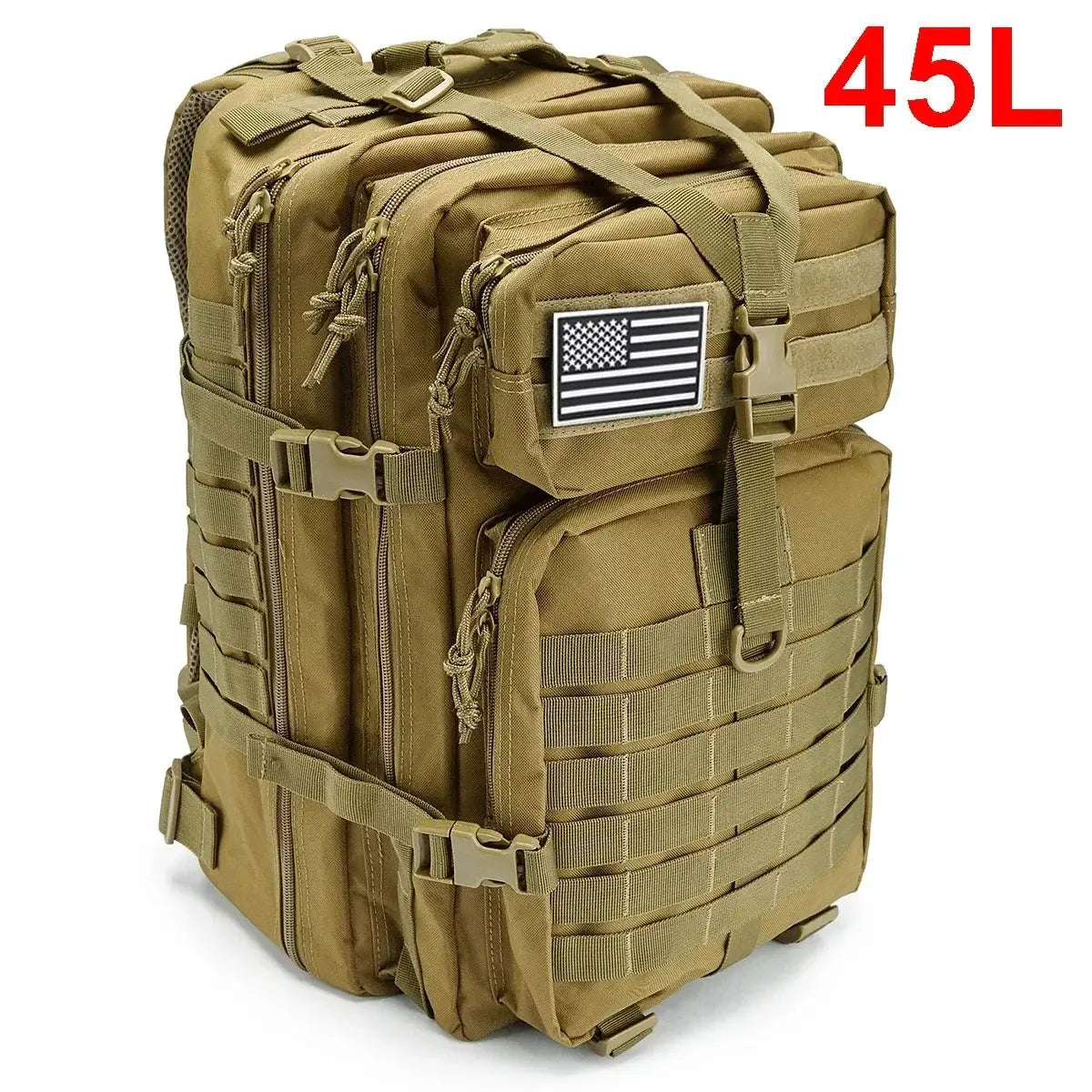 QTQY 30L 50L Dual Tactical Backpack Outdoor Travel Bag