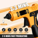 Cordless Electric Handheld Glue Gun For DeWalt Tools