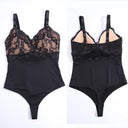 Seamless Lace Thong Bodysuit for Tummy Control Shaping