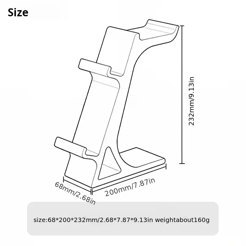 Dual Controller Headphone Storage Stand