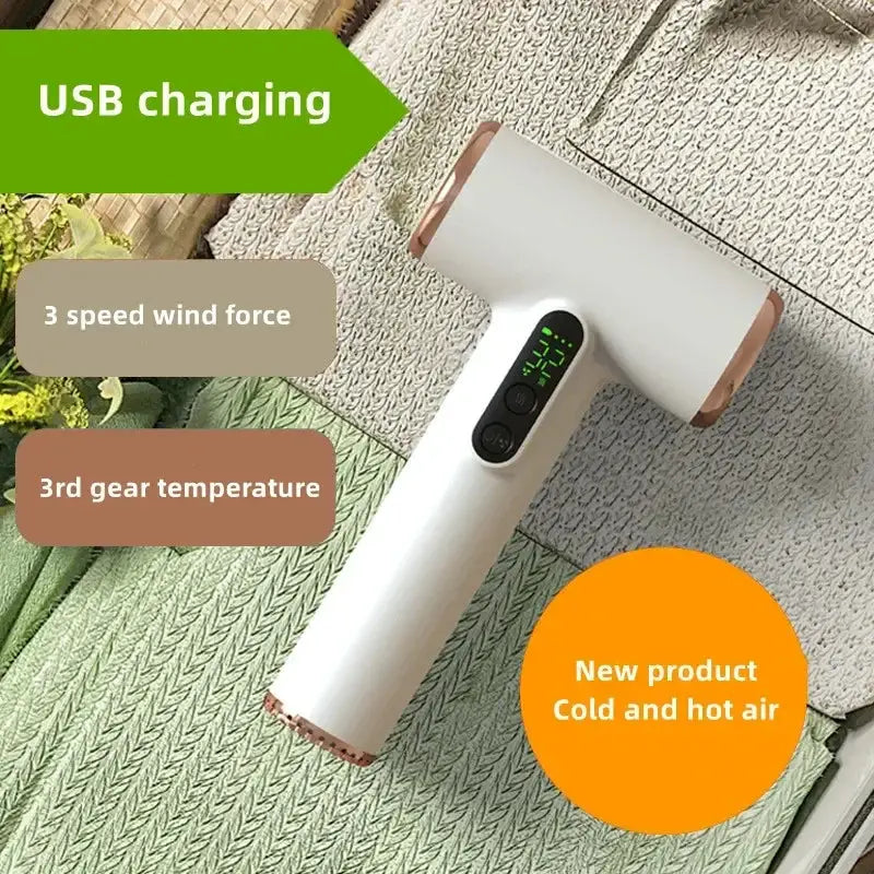 Cordless Hair Dryer Portable Wireless USB Charging Display