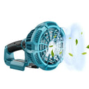 Cordless Jobsite Fan With LED Light For Makita Bosch Milwaukee