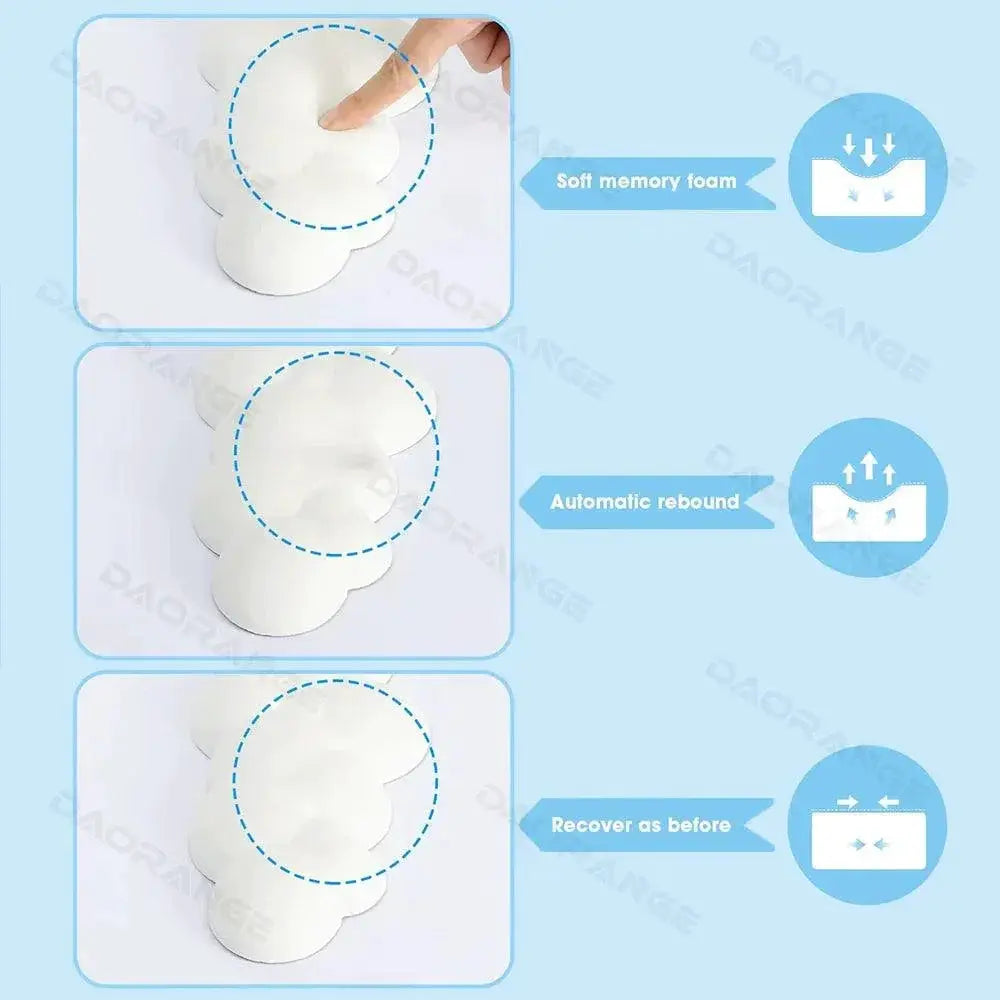 Ergonomic Memory Foam Wrist Rest Pad For Office Comfort