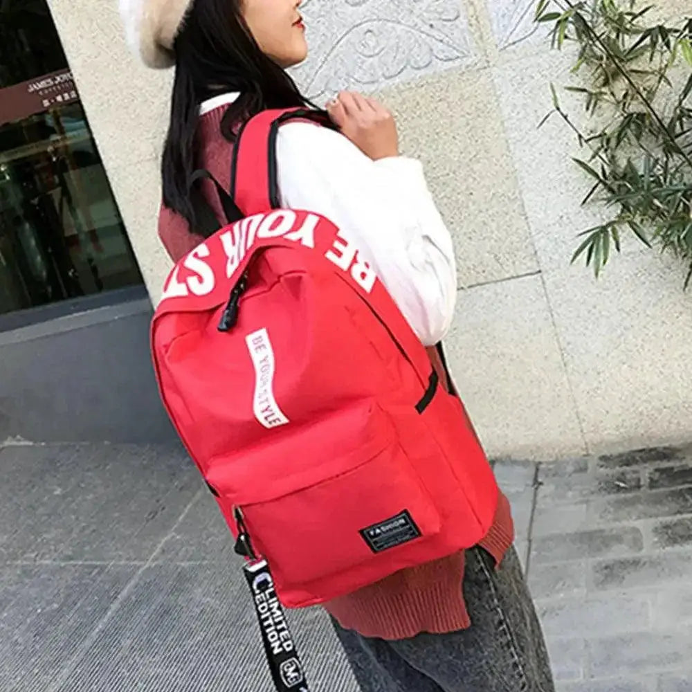 Waterproof Nylon Backpack For Students And Travelers
