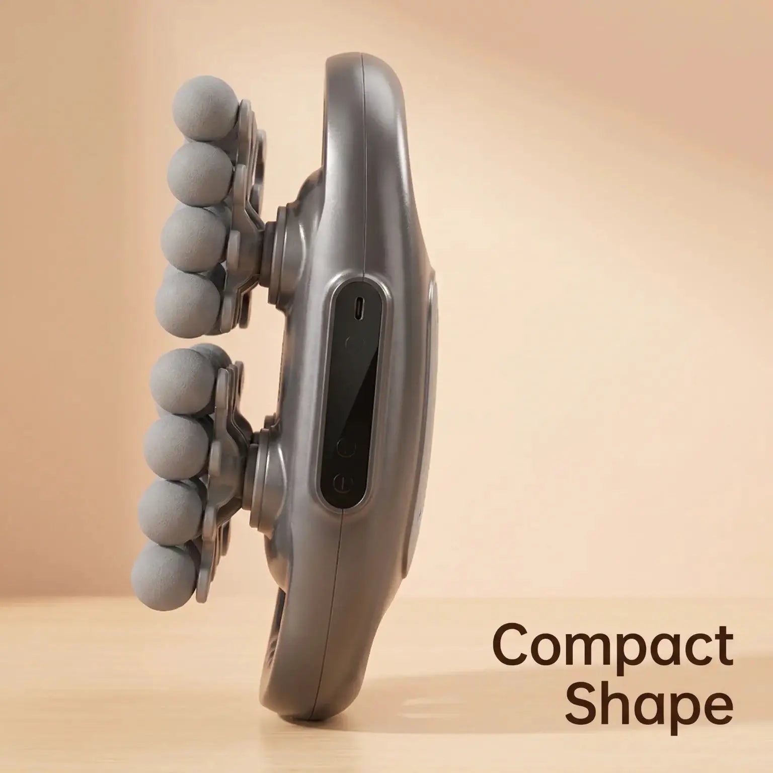 42 Roller Nodes Electric Deep Tissue Massage Roller LCD Digital Display Adjustable Speed Rechargeable Portable Full Body Massager for Foot Leg Calf Waist Buttock Neck Shoulder Muscle Pain Relief