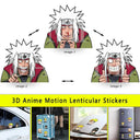 NARUTO Anime 3D Motion Lenticular Waterproof Stickers Set