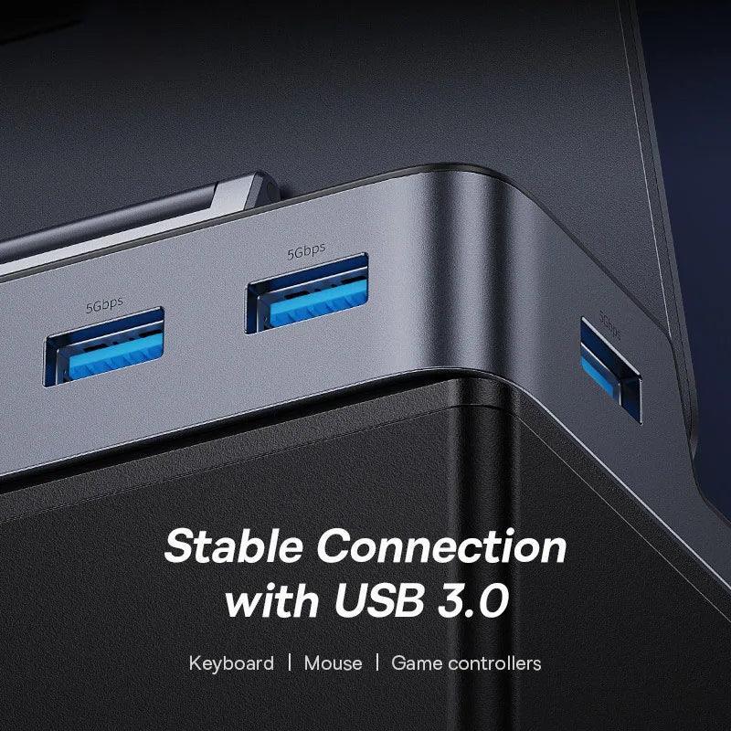 Baseus USB C Gaming Docking Station 4K Resolution Multi Port