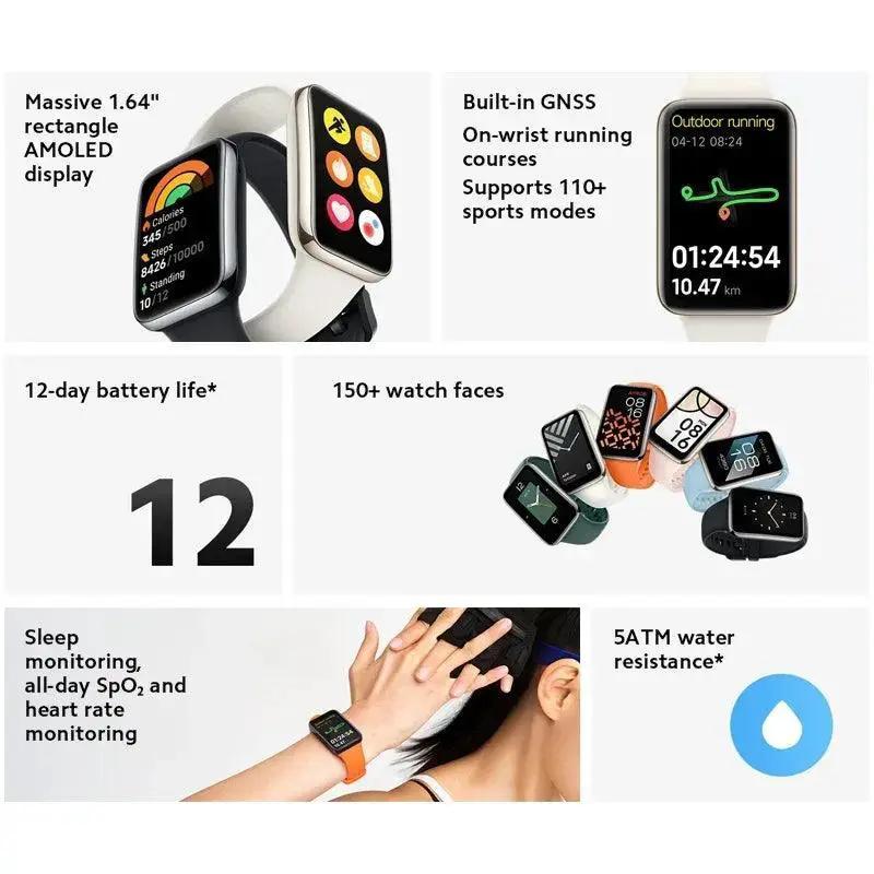Band 7 Pro AMOLED Smart Band with GPS and Alexa Features
