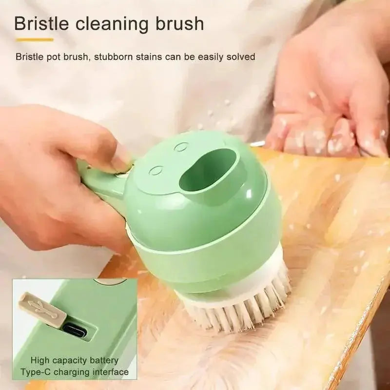 4 In 1 Vegetable Cutter Set Portable Wireless Food Processor