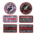 Pet Service Dog Training Security Patch Set - Eco-Friendly Patches