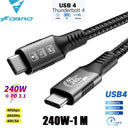 USB4 Cable 240W 40Gbps Thunderbolt4 Ultra